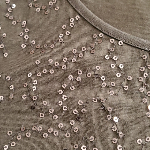 HP🌟Charter Club sequined tank top - Picture 2 of 4